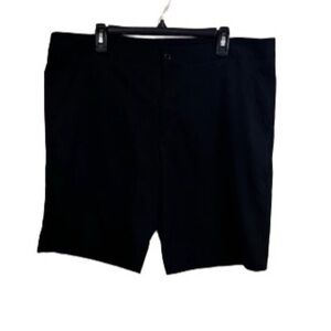 Fila Sport Black Athletic Athleisure Shorts Pockets Size 40